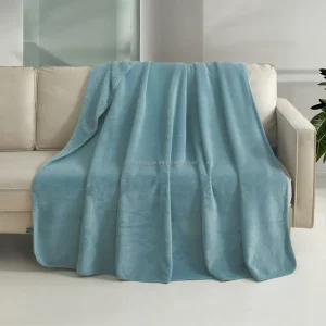 Customized 100% Polyester Kids Animal Flannel Fleece Raschel Blanket Woven Solid Pattern European Style Reusable for Airplane