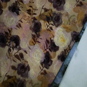 Customized 100% Polyester Print Fabric Soft Flowy Linen like Bohemian Pattern for Girls Women Dresses Skirts Shirts Clothing