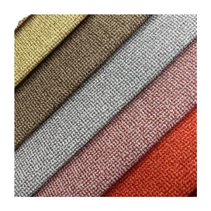 Customized 100%Polyester Medium Weight Scratch Resistant Breathable Woven Sofa Fabric for Interior Design
