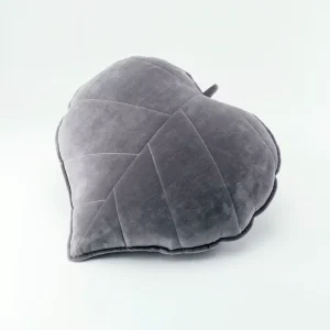 Customized 3D Plush Leaf Shaped Throw Pillow Soft Velvet Cushion Memory Massage Features Knitted Woven Decorative Plain Style
