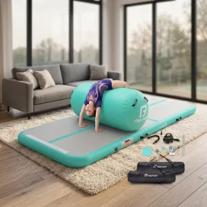 Customized 3m 5m 6m 10m 12m 15m Inflatable Gym Mat Air Track Tumbling Mat Roller Set Mini Air Gymnastics Floor