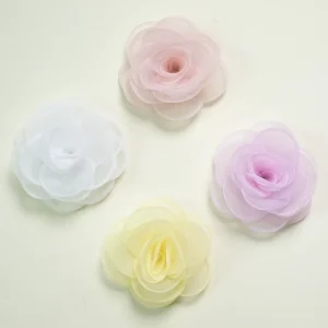 Customized 8m Meteor Yarn Burning Edge DIY Sweater Dress Bridal Wedding Dress Accessories Fabric Flower Decorative Flower