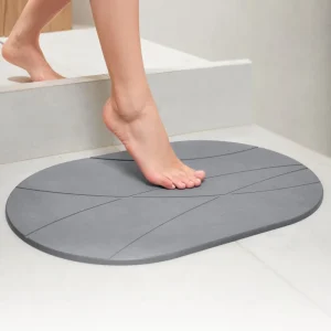 Customized Absorbent Drying Mat Bathroom Foot Mat Countertop Drain Mat Bath Mat Tray