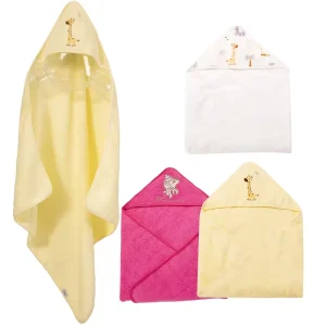 Customized Baby Cotton Fiber Baby Towel Soft and Absorbent Good for Bath Baby Hooded Towel