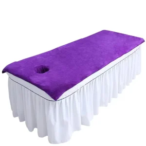 Customized Beauty Bedspread Massage Parlor Spa Health Bed Cover and Bed Skirt