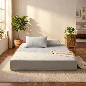 Customized Bed Sheet Pillowcase Set of Three Pieces Made of Chinlon Spandex with Cooling Effect