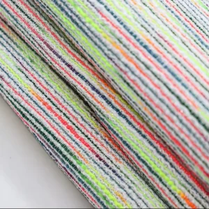 Customized Breathable 100% Polyester Dyed Knitwear Fabric for Manufacturing Shoes and Bags