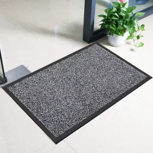 Customized Classic Adults Printed 5 mm Nylon Mat Waterproof Shoe Scraper Dirt Trapper Disinfecting Machine Made Rubber Outdoor