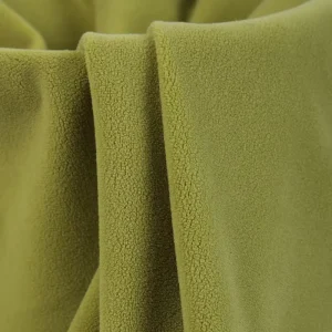 Customized Color One Side Anti Pilling Knit Recycled Fleece Fabric Polar for Jacket Garment