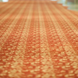 Customized Color Stain Resistant Wall to Wall Red Carpets Non Slip Luxury Hotel Carpet