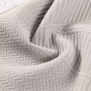 Customized Color Yarn Dyed Jacquard Fabric 50% Polyester 50% Cotton Knitted Fabric for Coat