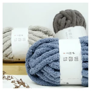 Customized Colorful Finger Show 226G for Crochet Cushion Blanket Kennel Chunky Chenille Yarn
