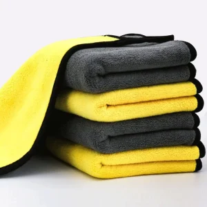 Customized Coral Fleece Microfiber Car Towel Eco Friendly Quick Dry Lint Free Woven Super Strong Water Absorption High quality