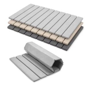 Customized Design Bathroom Quick Drying Diatomaceous Earth Diatom Bath Mat Diatomite Bath Mat Stone Bath Mat