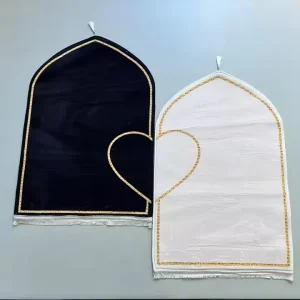 Customized Design Muslim Mosque Prayer Mats Soft Thick Islamic Persian High Pile Cut Pile Wool Silk Prayer Carpet