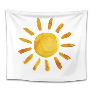 Customized Design Wall Tapestry Modern Fabric Tapestry Artwork Digital Print Wall Hanging Tapestry