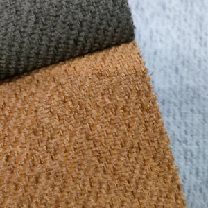 Customized Design Wrinkle Resistant Polyester Woven Textiles Linen Look Furniture Fabric