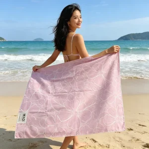 Customized Designs Supported Beach Towel High Quality Custom Print Microfiber Beach Towel on Sale