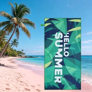 Customized Designs Supported Sand Free Microfiber Beach Towel Customized Sizes Factory Direct Sales Small MOQ