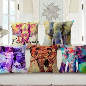 Customized Digital Printed Cushion Cover Decorative Pillow Custom Irregular Shape Throw Pillow