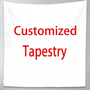 Customized Digital Printed Photo Tapestry Wall Hanging Art 100% Polyester Waterproof Machine Washable for Living Room