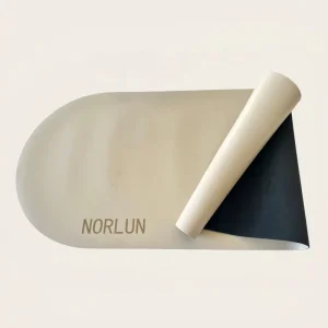 Customized Eco Friendly Arch Natural PU Embossed Rubber Yoga Mat with Logo Arch Shaped High Quality Rubber Yoga Mat