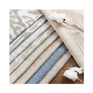 Customized Eco Friendly Yarn Dyed Knitted 100% Polyester Full Blackout Jacquard Curtain Fabric