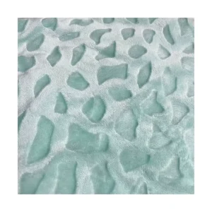 Customized Fabric Embossed Soft and Comfortable Polyester Material Sofa Interior Velvet Fabric