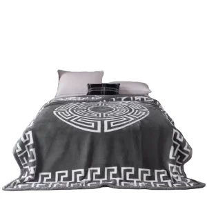 Customized Factory Supply Viscose Winter Autumn Vintage Raschel Blanket