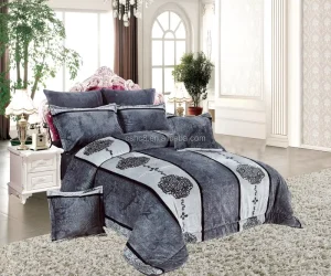 Customized Flannel Sherpa Comforter Bedding 3 Pieces Bedroom Sets Made in China for Home Hotel