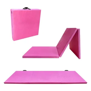 Customized Foldable Tri Fold Gymnastics Tumbling Mat Portable Fitness Yoga Exercise Pad for Kids Adults