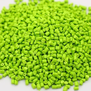 Customized Green Pigment Plastic Color Masterbatch 30% Pigment Color Masterbatch Plastic Raw Material