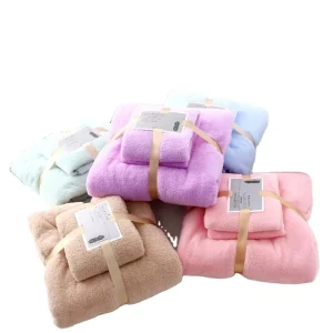 Customized High End Absorption Luxurious Bath Towel Set Fast Drying Bath Towel Set High Quality Bath Towel Set
