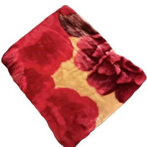 Customized High Quality Polyester Raschel Mink Blanket Knitted Flannel Travel Gift Plain Warm Design Printed Pattern for Hotels