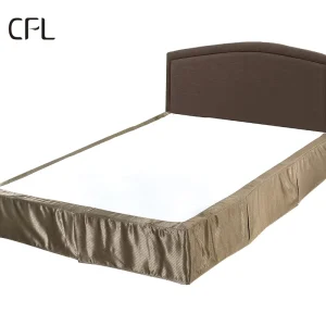 Customized Hotel Guest Linens Bed Sheet Set with Bed Skirt Floral Pattern Linen for Three-Star Hotels
