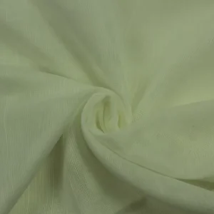 Customized IFR Polyester Knitted Sheer Curtain Fabric Slub Texture Voile Home Textile Fabric for Hotel Home Curtain