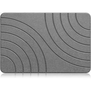 Customized Instant Drying bath stone mat Quick Drying Anti Slip Diatomite Bathtub Mat