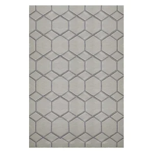 Customized Living Room Hotel Decorative Geometric High low Cut Handtufted Carpet Wall to Wall Carpet Any Size Wool Tufted Carpet