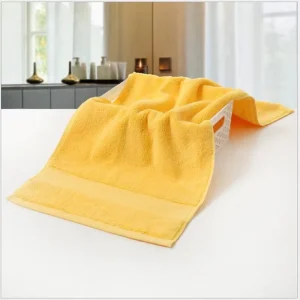 Customized Logo 100% Cotton Towels Sets White Bath Hotel Face Hand Towels