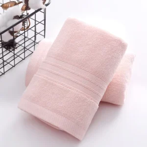 Customized Logo Pure Color Towels Sets for Spa 100% Cotton Terry Luxury Bath Towel Hotel Towels