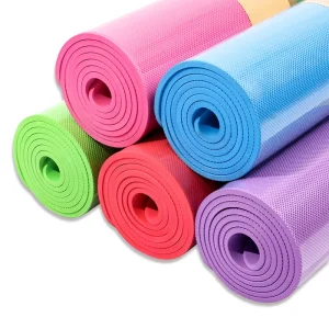 Customized Logo Yoga Mats Home Fitness Equipment for Body Stretching One Side Embossed Yoga Mat