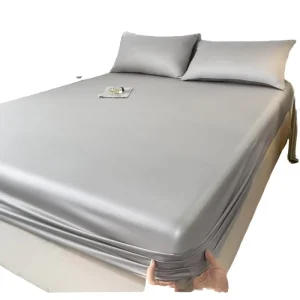 Customized Luxury 100% Cotton 400TC Massage Hotel Bedding Set Deep Pocket 2 Pillow Shams Plain Floral Pattern Sheet Bedding Set