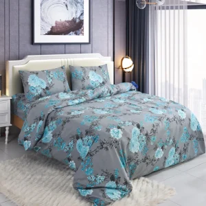 Customized Luxury Bedding Set Microfiber Duvet Cover and Bed Sheet Set for Kids Teenagers and Adults