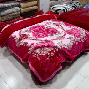 Customized Luxury Queen Size 100% Polyester Knitted Throw Blanket Soft Embossed Solid Bed Beddings Portable Winter Cartoon