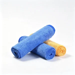 Customized Microfiber Car Towel Set Super Absorbent Glass & Window Cloth for Multipurpose Cleaning Task