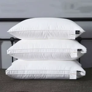 Customized Modern Bed Sleeping Pillow Core Non Woven Fiber Polyester Filled Throw Pillow Geometric for Neck Support