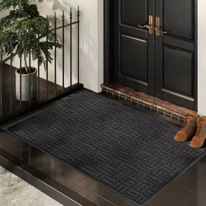 Customized Modern Washable Rubber Door Mat for Indoor Outdoor Use Non Slip Custom Color & Pattern