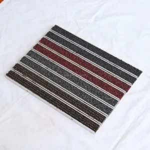 Customized Non Slip Aluminum Entrance Door Mat Floor Carpet Dust Proof High Quality Aluminum Matting