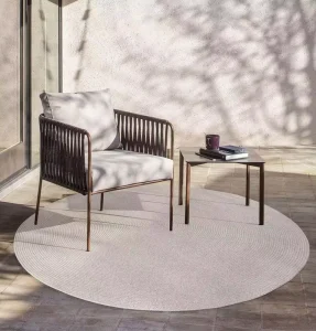 Customized Outdoor Carpet Rugs UV Resistant Waterproof Polypropylene PP Woven Pet Friendly Eco Friendly Camping Balcony Porch