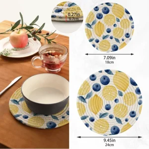 Customized Picture Design Eco Friendly Cotton Rope Woven Pot Mat Heat Resistant Anti Skid for Hot Dishes Table Coasters Kitchen